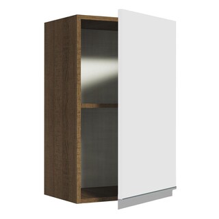 Foto 6 | Alacena Madesa Glamy 1 Puerta Marrón/Blanco