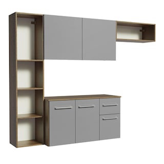 Foto 7 | Mueble de Cocina Compacto Madesa Easy Marrón