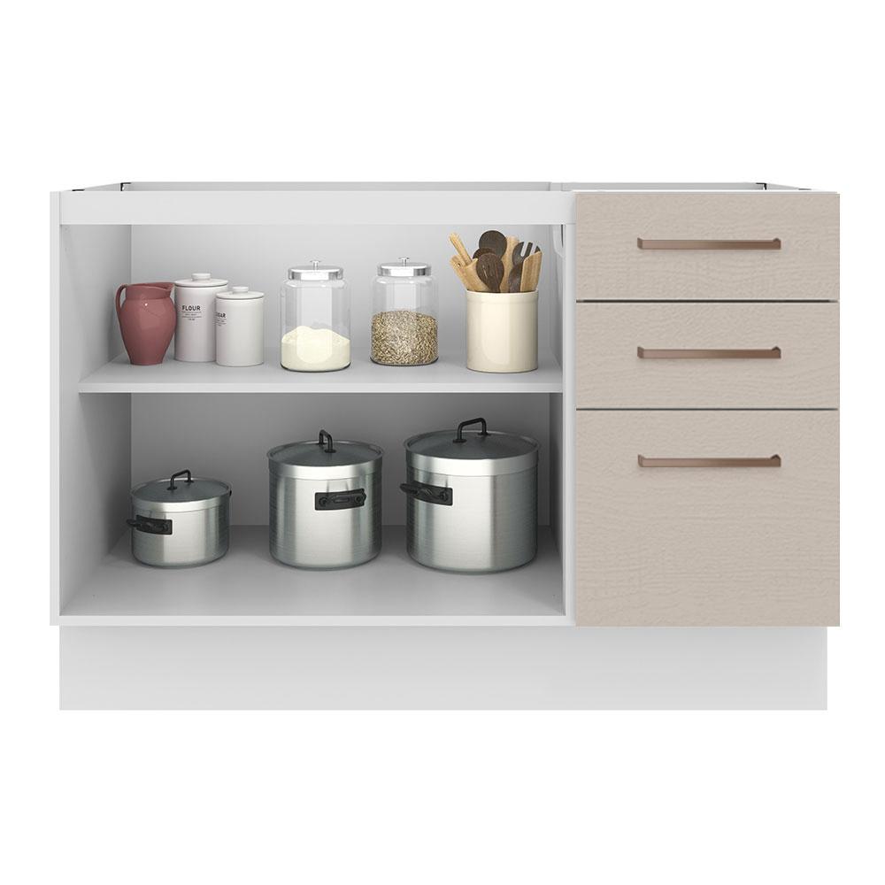 Foto 4 pulgar | Mueble para Cocina Madesa Agata Blanco