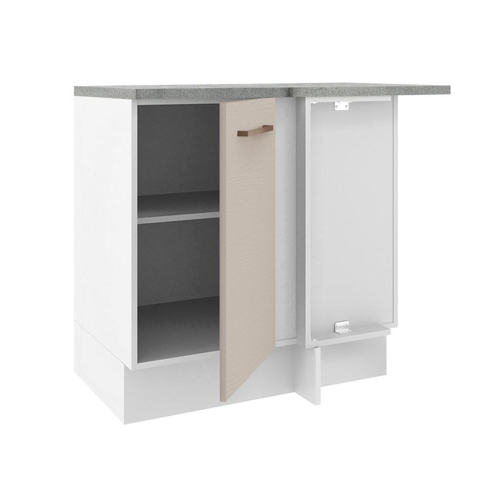 Foto 5 pulgar | Mueble de Cocina Esquinero Madesa Ágata Blanco 1 Puerta