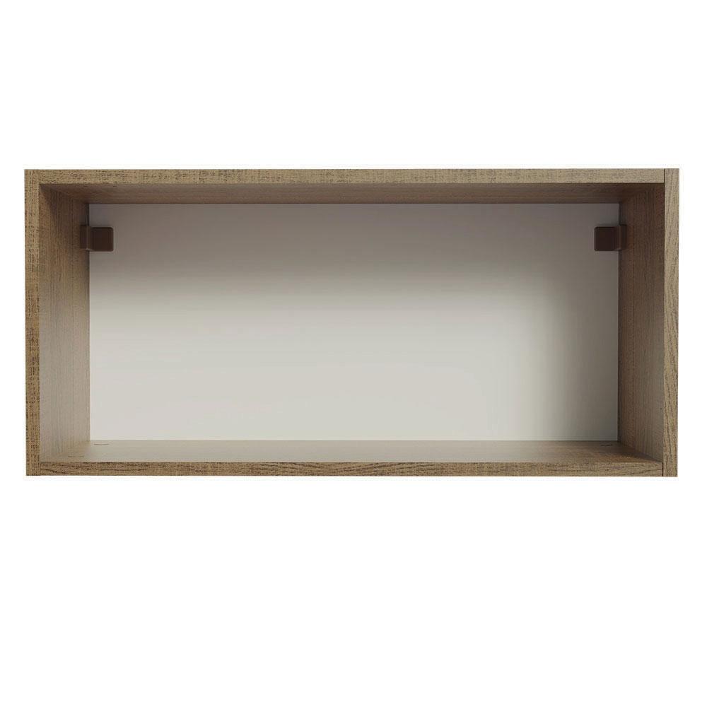 Foto 7 | Alacena Madesa Agata 70 Cm 1 Puerta Basculante Marrón/blanco