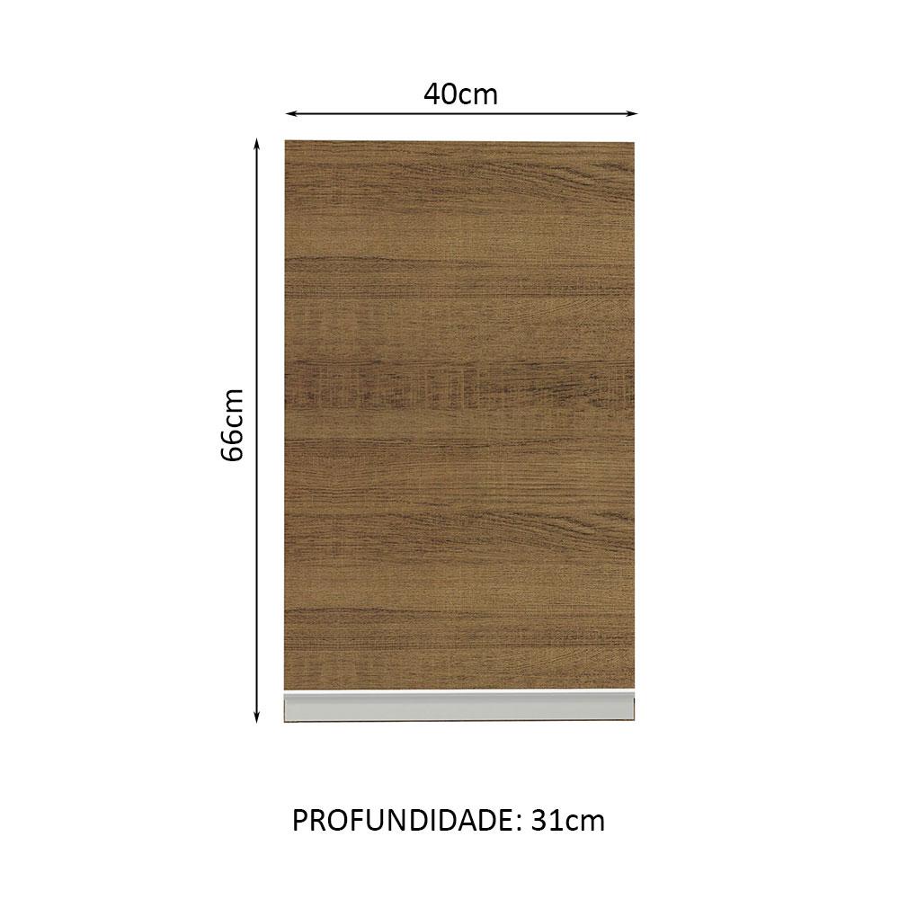 Foto 3 pulgar | Alacena Madesa Glamy 40 Cm 1 Puerta Marrón