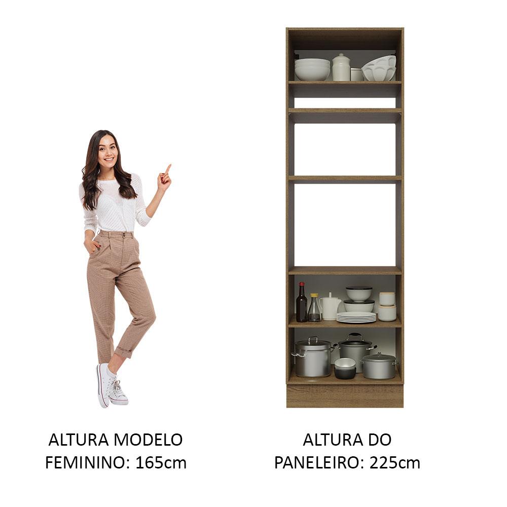 Foto 6 | Alacena Madesa Glamy Blanco 70 Cm