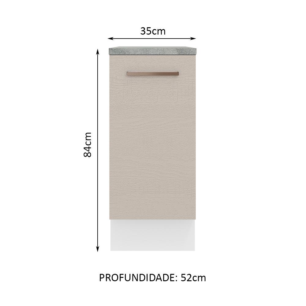 Foto 3 pulgar | Mueble para Cocina Madesa Agata Blanco