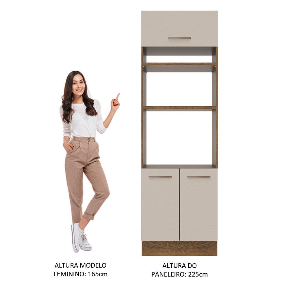 Foto 6 pulgar | Mueble de Cocina Madesa Agata Torre para Hornos 70 cm