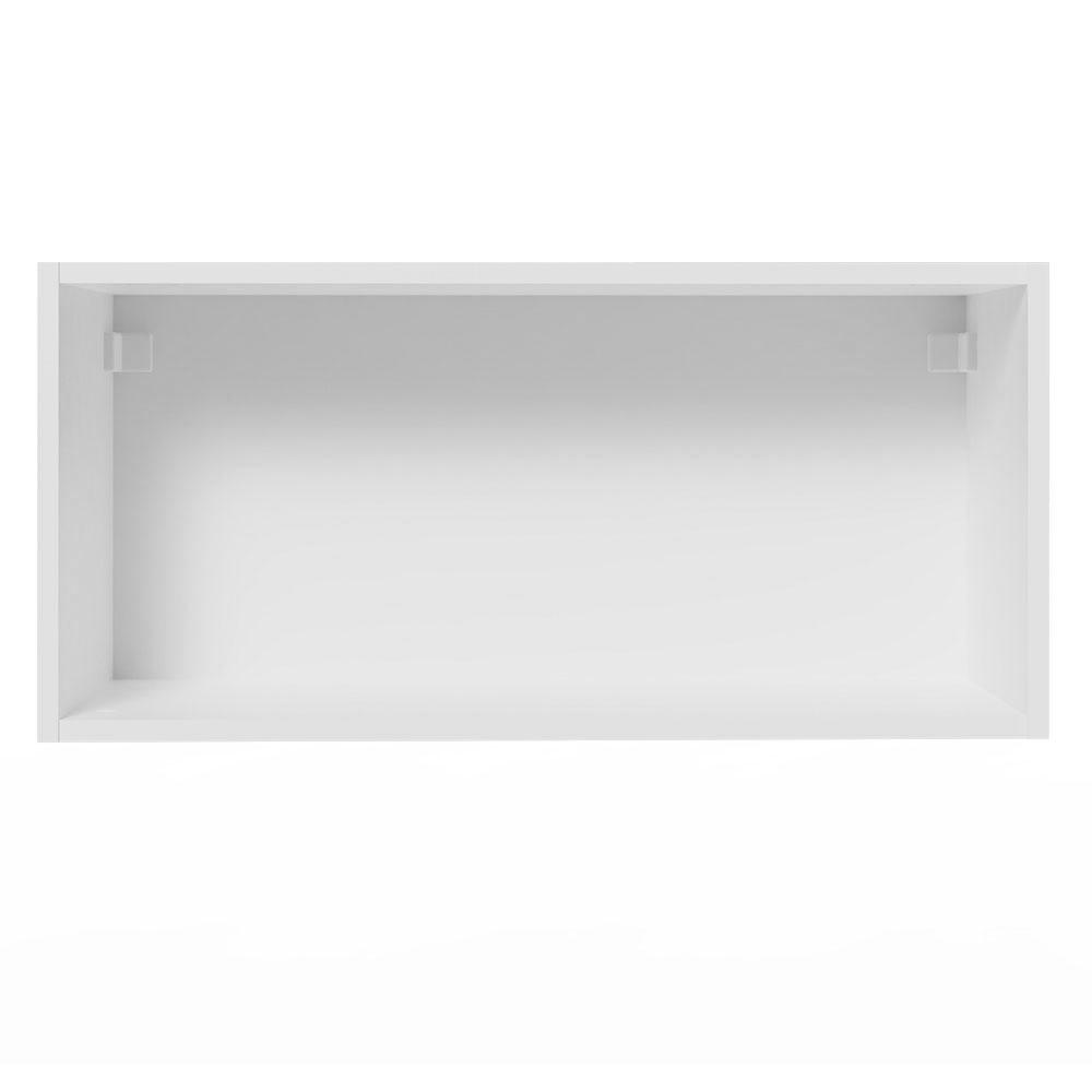 Foto 7 pulgar | Alacena 70 cm Madesa Agata 1 Puerta Basculante Blanco