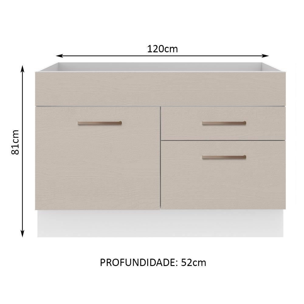 Foto 3 pulgar | Mueble para Cocina Madesa Agata Blanco