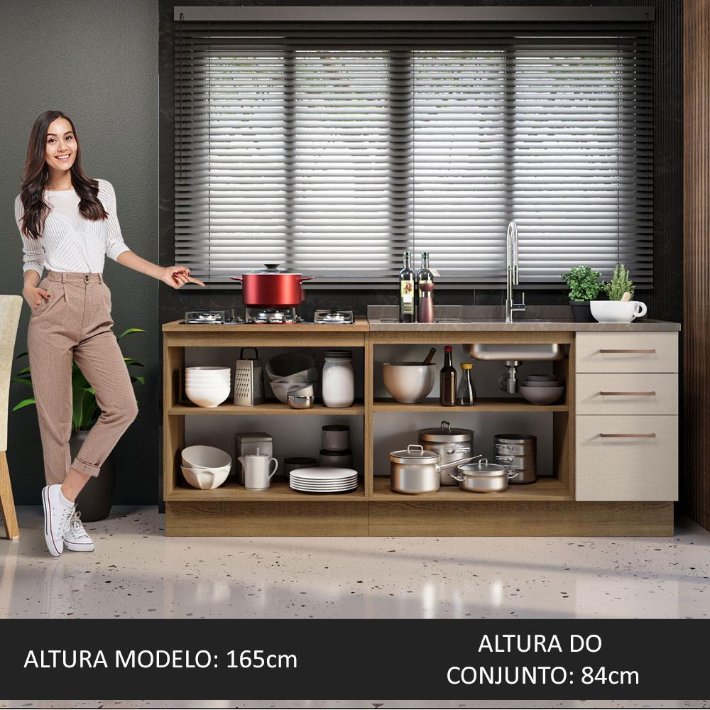 Foto 6 pulgar | Mueble para Cocina Madesa Agata Beige