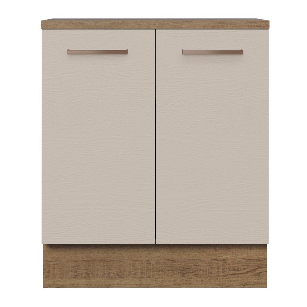 Foto 6 pulgar | Mueble de Cocina  70 Cm 2 Puertas Marrón Agata Madesa