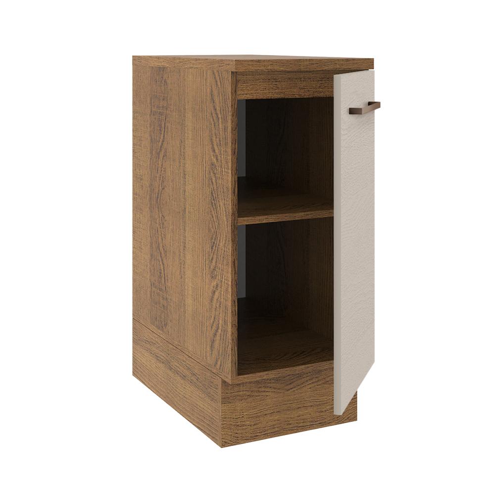 Foto 5 pulgar | Mueble de Cocina Madesa Agata 35 cm 1 Puerta  Marrón