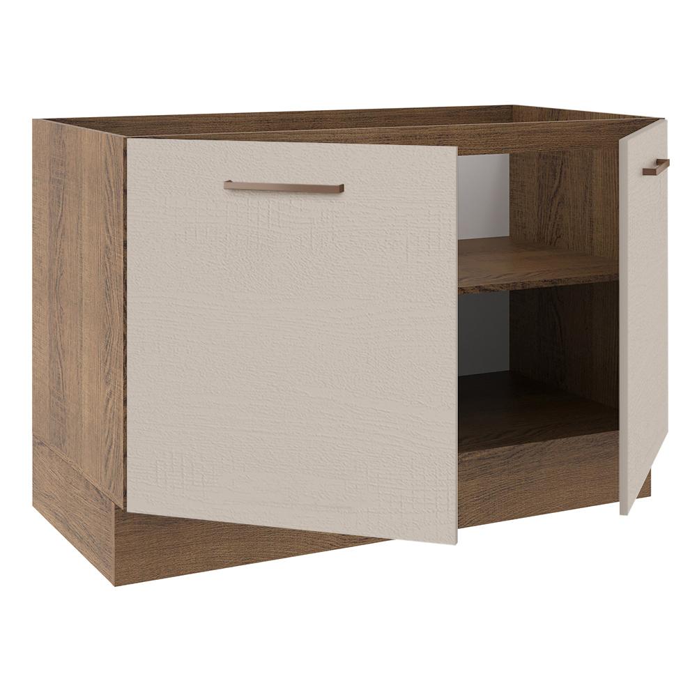 Foto 5 pulgar | Mueble de Cocina Madesa Agata - Mostrador para Fregadero 120 cm