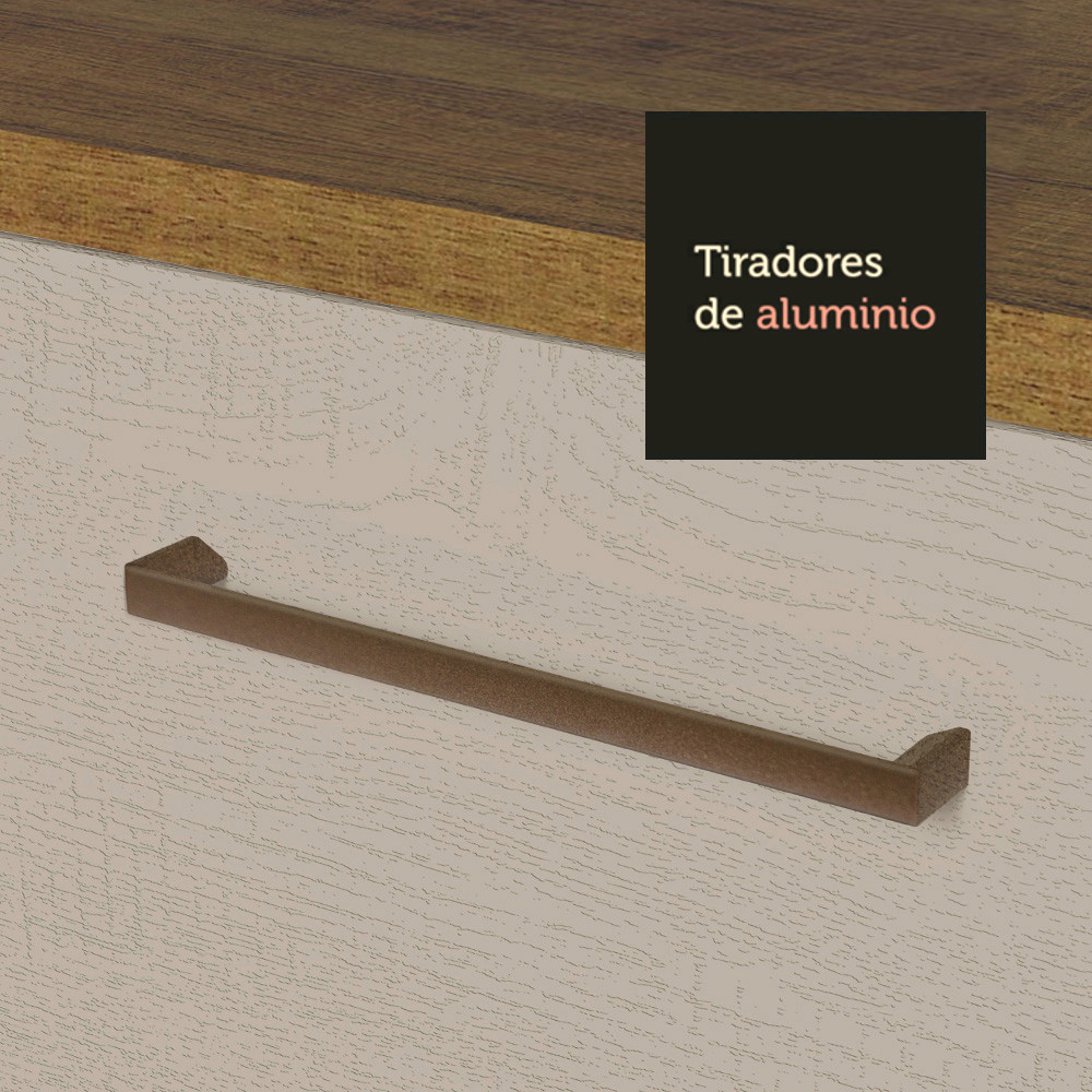 Foto 7 | Mueble para Cocina Madesa Ágata Marrón 3 Cajones