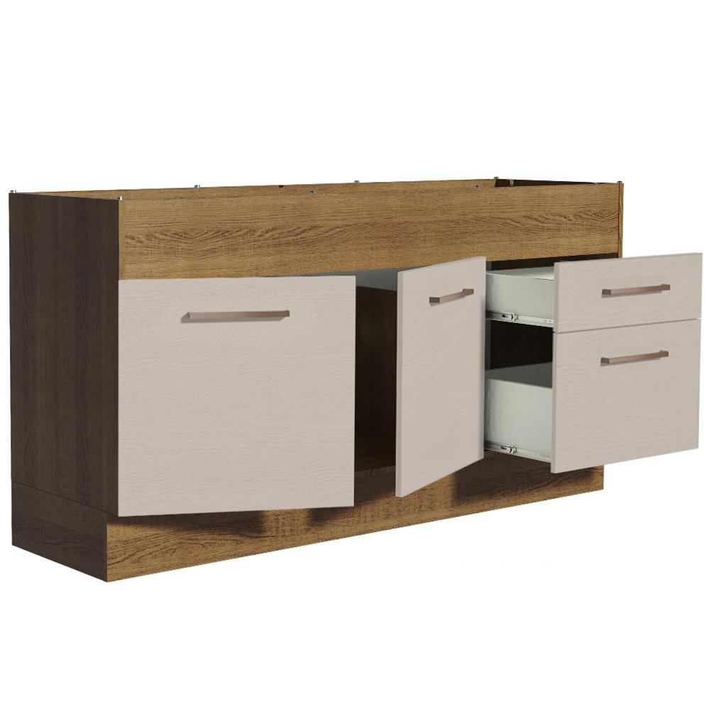 Foto 3 | Mueble para Cocina Madesa Agata Marrón