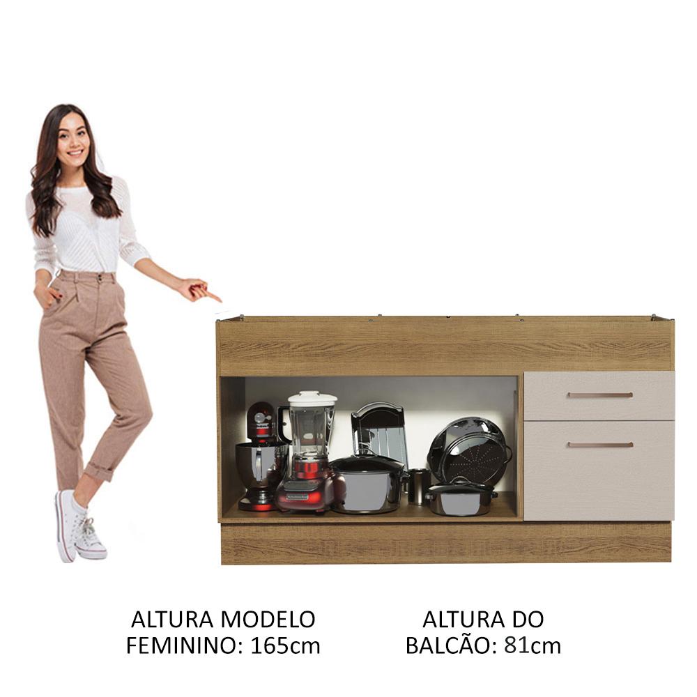 Foto 5 pulgar | Mueble para Cocina Madesa Agata Marrón