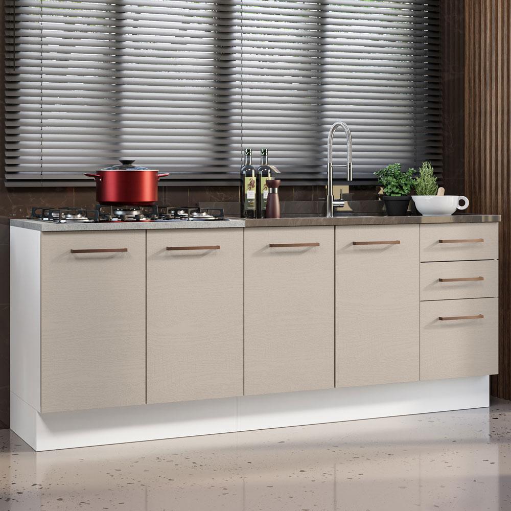 Foto 3 pulgar | Mueble para Cocina Madesa Agata Beige