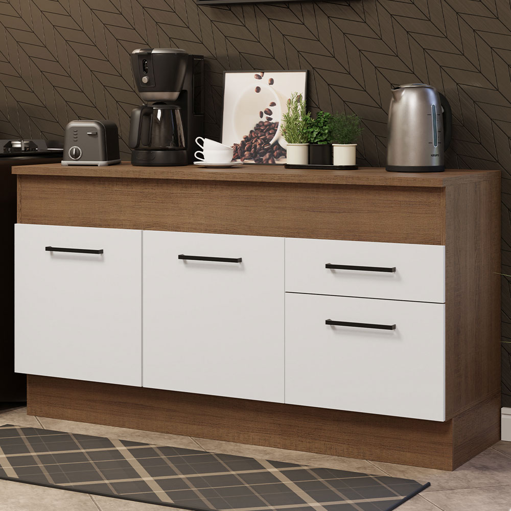 Foto 2 | Mueble de Cocina Madesa Agata 150 cm para Fregadero con Encimera