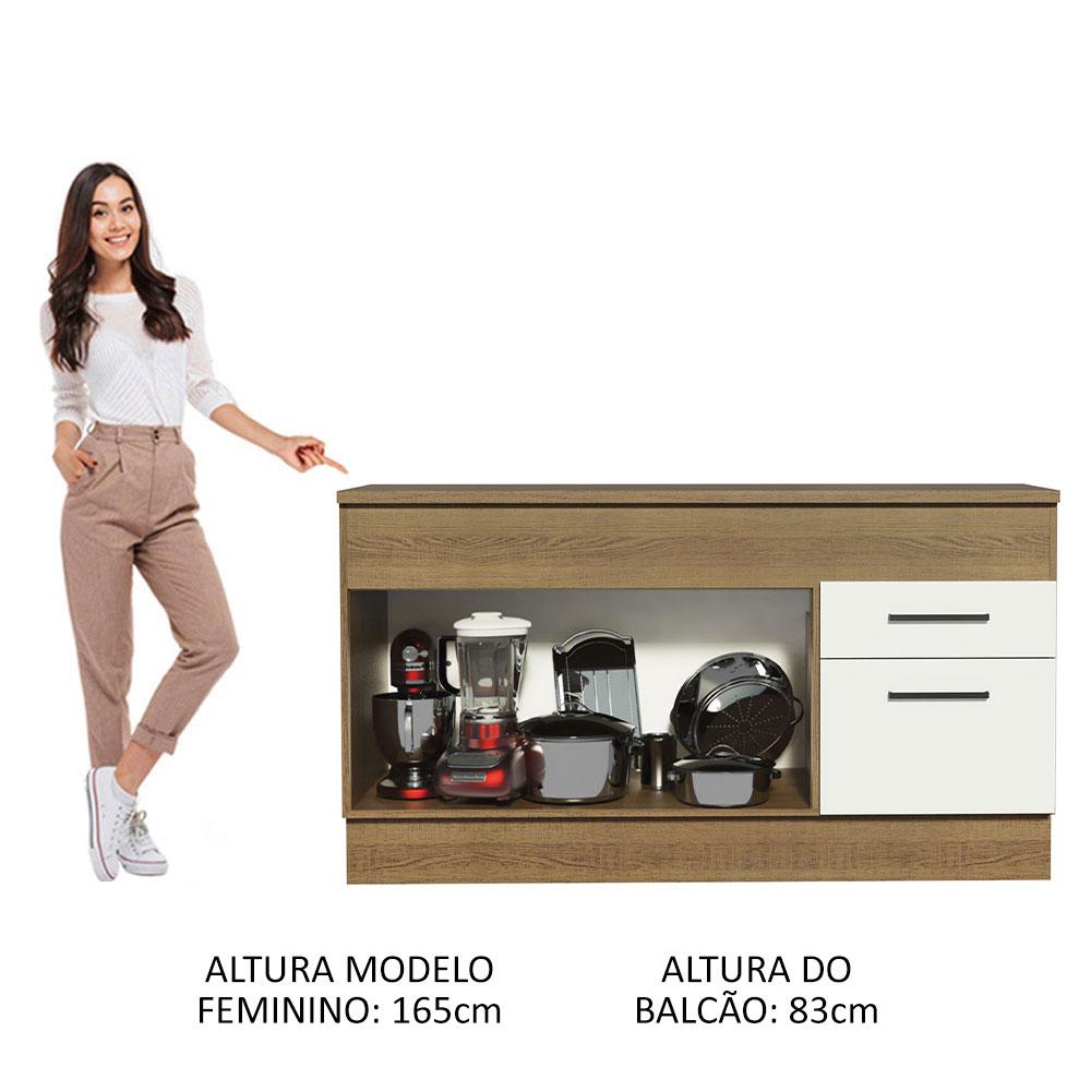 Foto 6 pulgar | Mueble de Cocina Madesa Agata 150 cm para Fregadero con Encimera