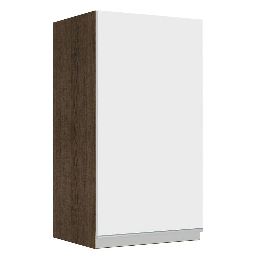 Alacena Madesa Glamy 35 Cm 1 Puerta Marrón/Blanco