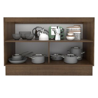 Foto 4 | Mueble De Cocina Para Fregadero Madesa Glamy 120 Cm 2 Puertas (con Tablero) Marrón