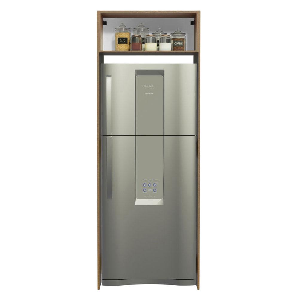 Foto 6 pulgar | Mueble de Cocina porta Refrigerador Madesa Glamy 1 Puerta Marrón