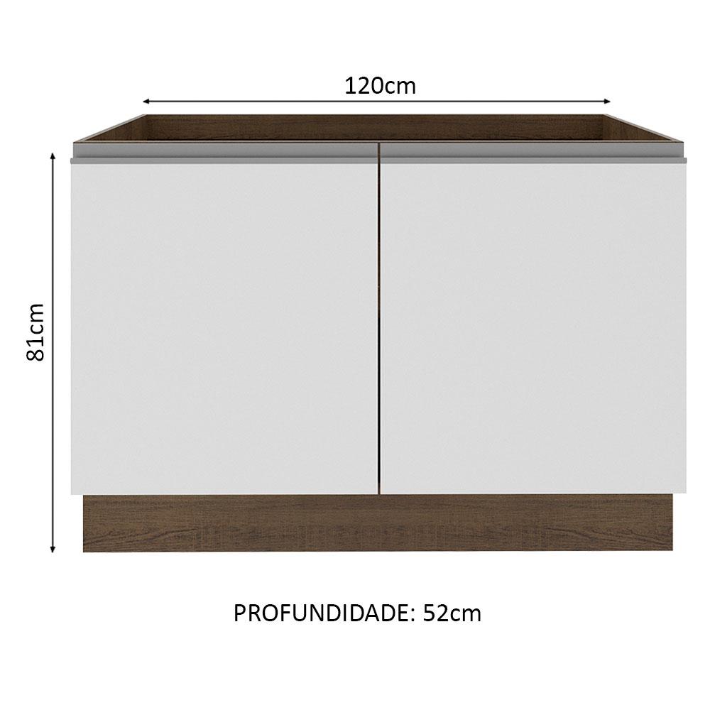 Foto 8 | Mueble para Cocina Madesa Glamy Blanco