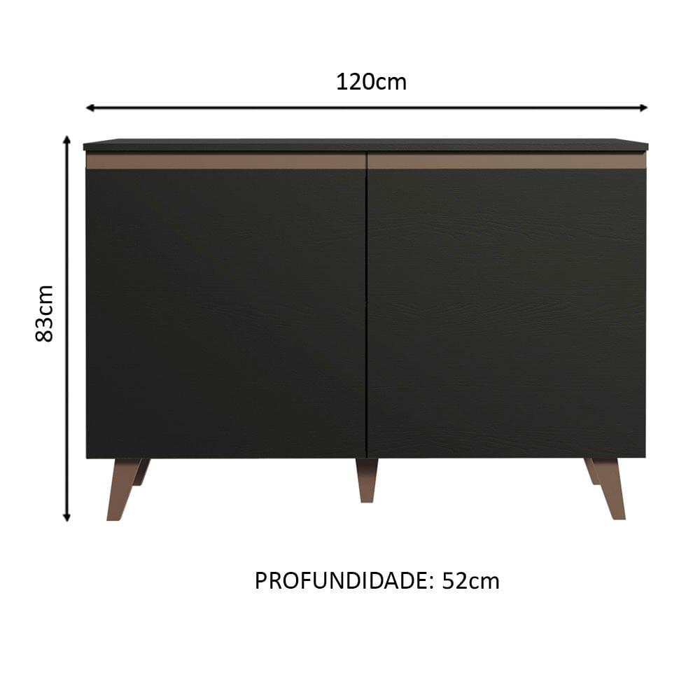 Foto 3 pulgar | Credenza Madesa Reims con Encimera de 120 cm y 2 puertas