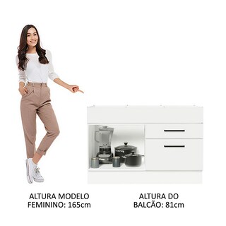 Foto 4 | Mueble de Cocina Madesa Agata - Mostrador para Fregadero 120 cm x 60 cm