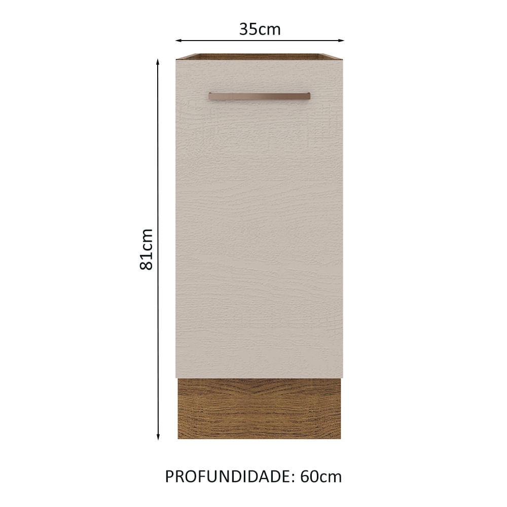 Foto 3 pulgar | Mostrador de Madera Agata Crema