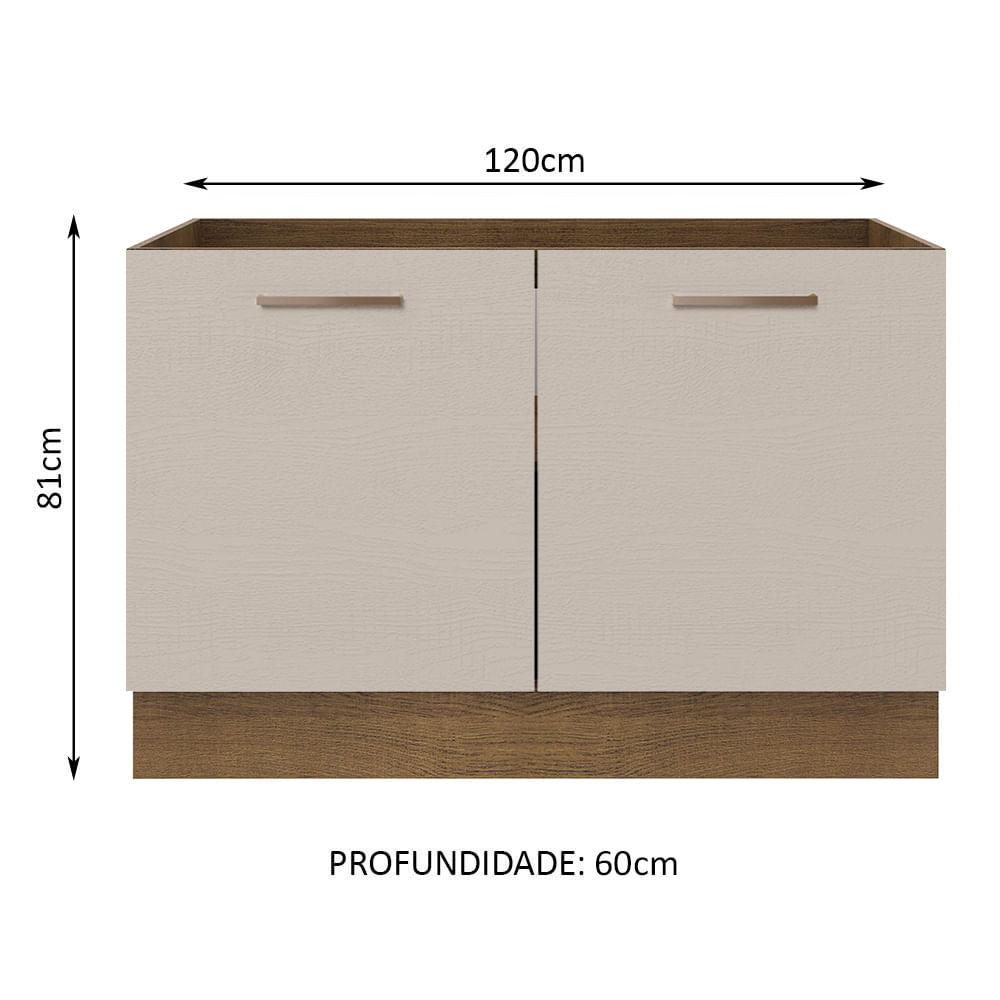 Foto 3 pulgar | Mueble para Cocina Madesa Agata Beige