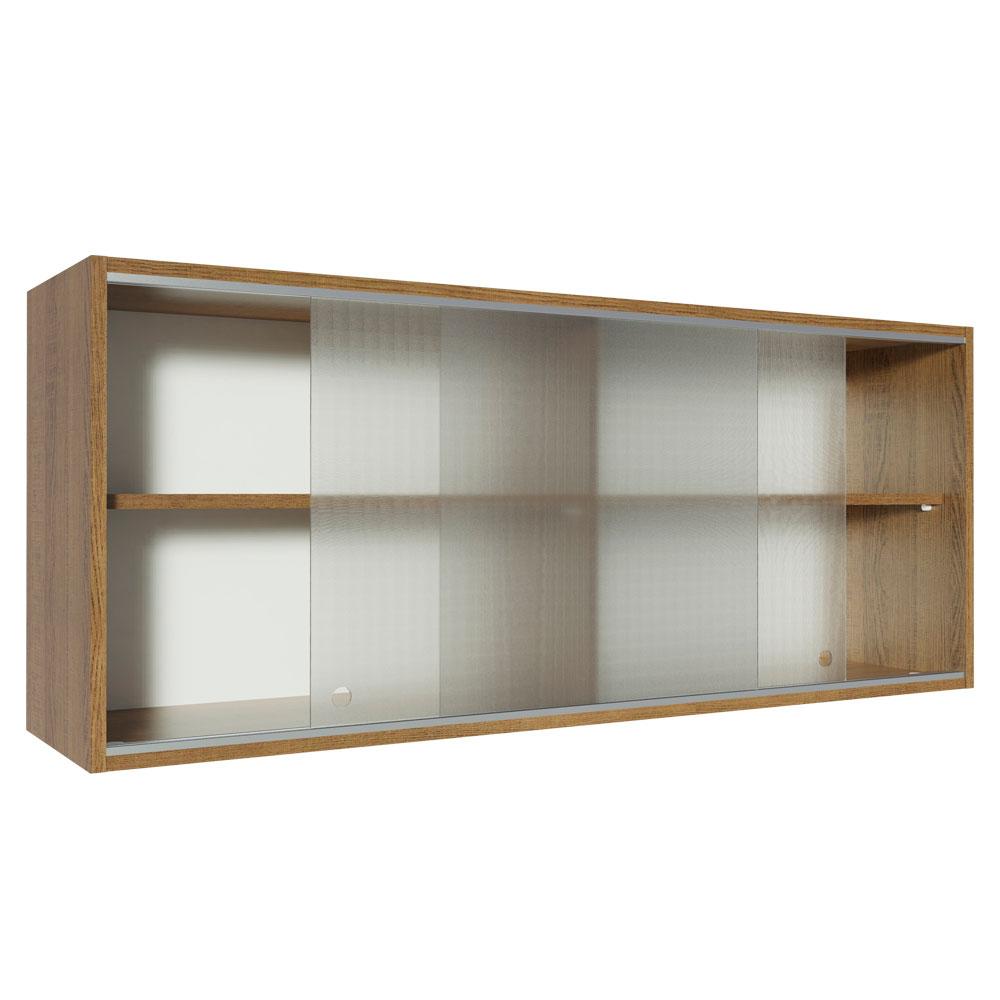 Foto 4 | Alacena de Cocina Madesa Glamy, Lux, Reims 120 cm 2 Puertas Corredizas de Cristal