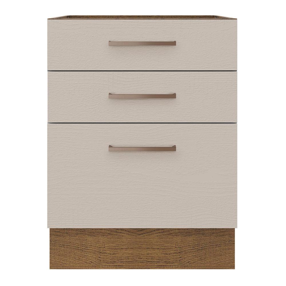 Foto 6 pulgar | Mueble para Cocina Madesa Beige con 3 Cajones