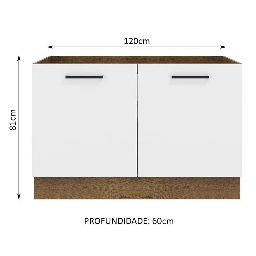 Foto 3 pulgar | Mueble para Cocina Madesa Agata Blanco