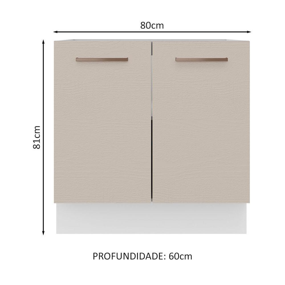 Foto 3 pulgar | Mueble para Cocina Madesa Beige con 2 Puertas