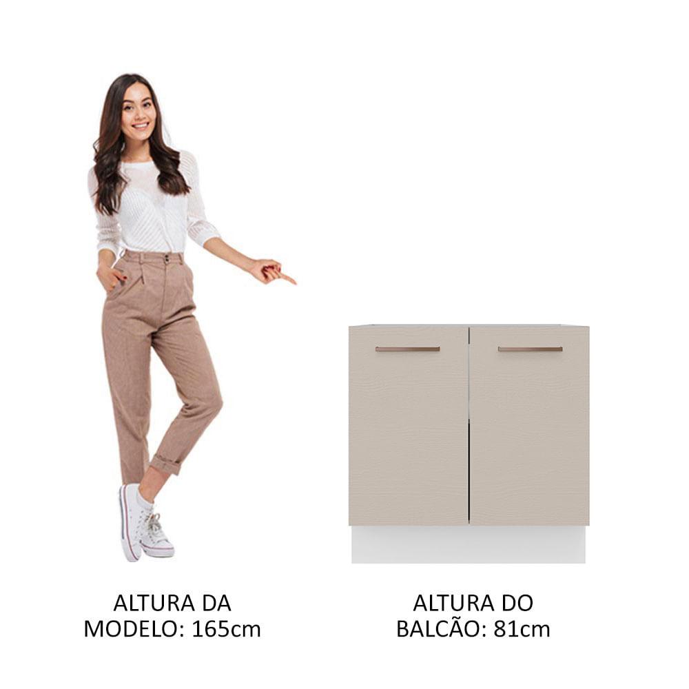 Foto 6 pulgar | Mueble para Cocina Madesa Beige con 2 Puertas