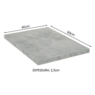 Foto 2 | Tablero para Mueble De Cocina 40 x 60 cm Madesa Glamy Lux y Stella
