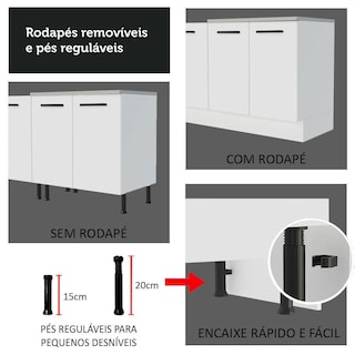 Foto 7 | Mueble para Cocina Madesa Blanco