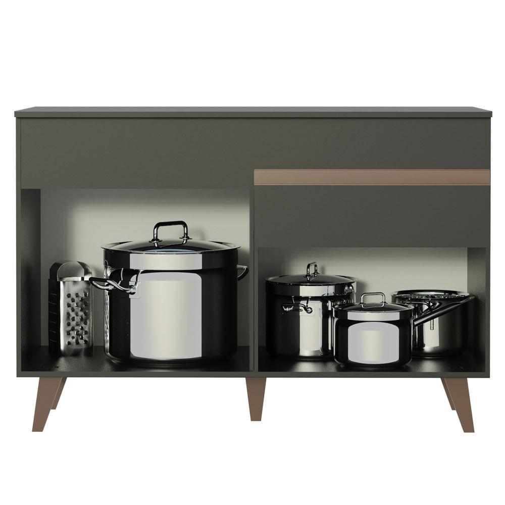 Foto 4 pulgar | Mueble para Cocina Madesa Negro