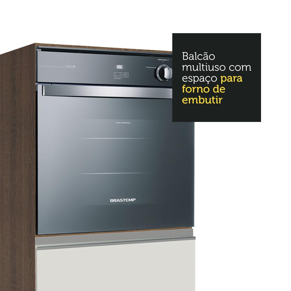 Foto 7 pulgar | Mueble de Cocina para Horno y Microondas Madesa Glamy 60 x 60 cm