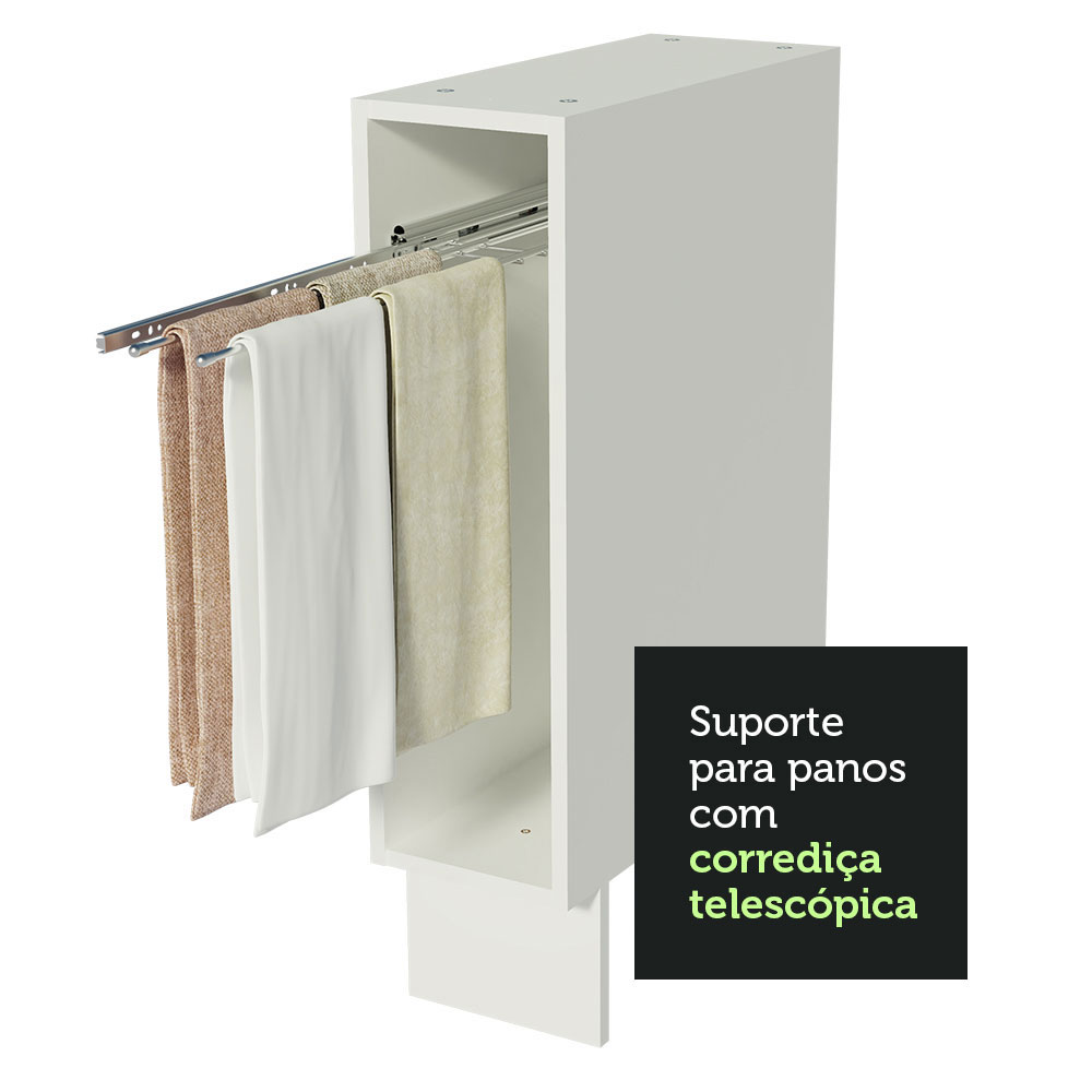 Foto 6 | Mueble de Cocina Madesa - Mostrador Portapaños Lux, Glamy, Stella 20 cm x 60 cm