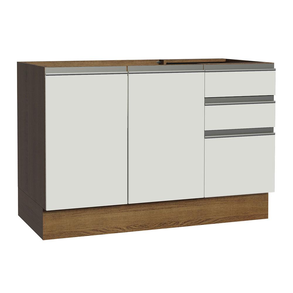 Foto 2 pulgar | Mueble de Cocina Madesa Glamy - Mostrador para Fregadero 120 cm x 60 cm