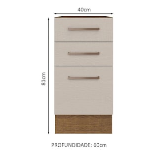 Foto 2 | Mueble para Cocina Madesa Agata Café