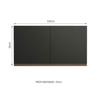 Foto 2 | Alacena Madesa Reims 120 cm 2 Puertas