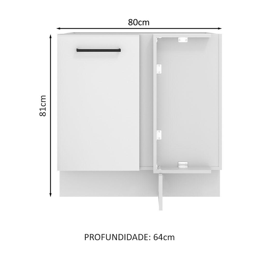 Foto 3 pulgar | Mueble de Cocina de Esquina 1 Puerta 60 cm Agata Madesa