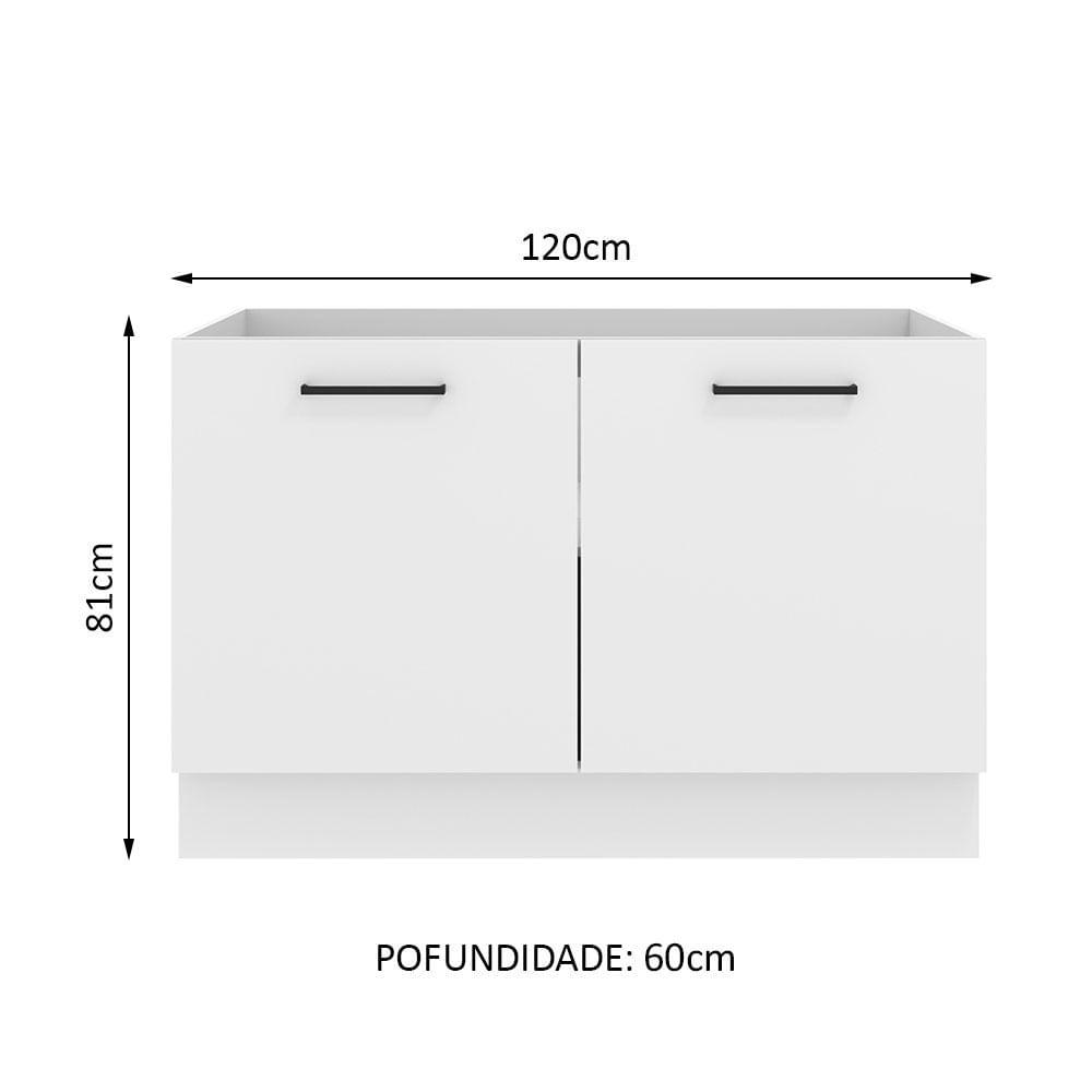 Foto 3 pulgar | Mueble para Cocina Madesa Agata Blanco