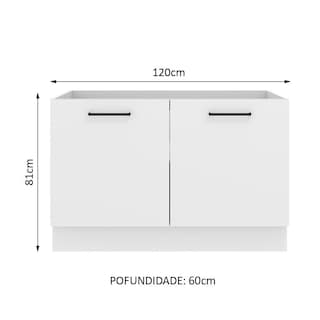 Foto 2 | Mueble para Cocina Madesa Agata Blanco