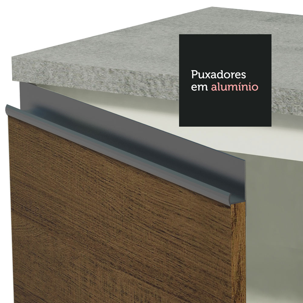 Foto 7 pulgar | Mueble de Cocina Madesa Glamy - Mostrador para Fregadero 120 cm x 60 cm