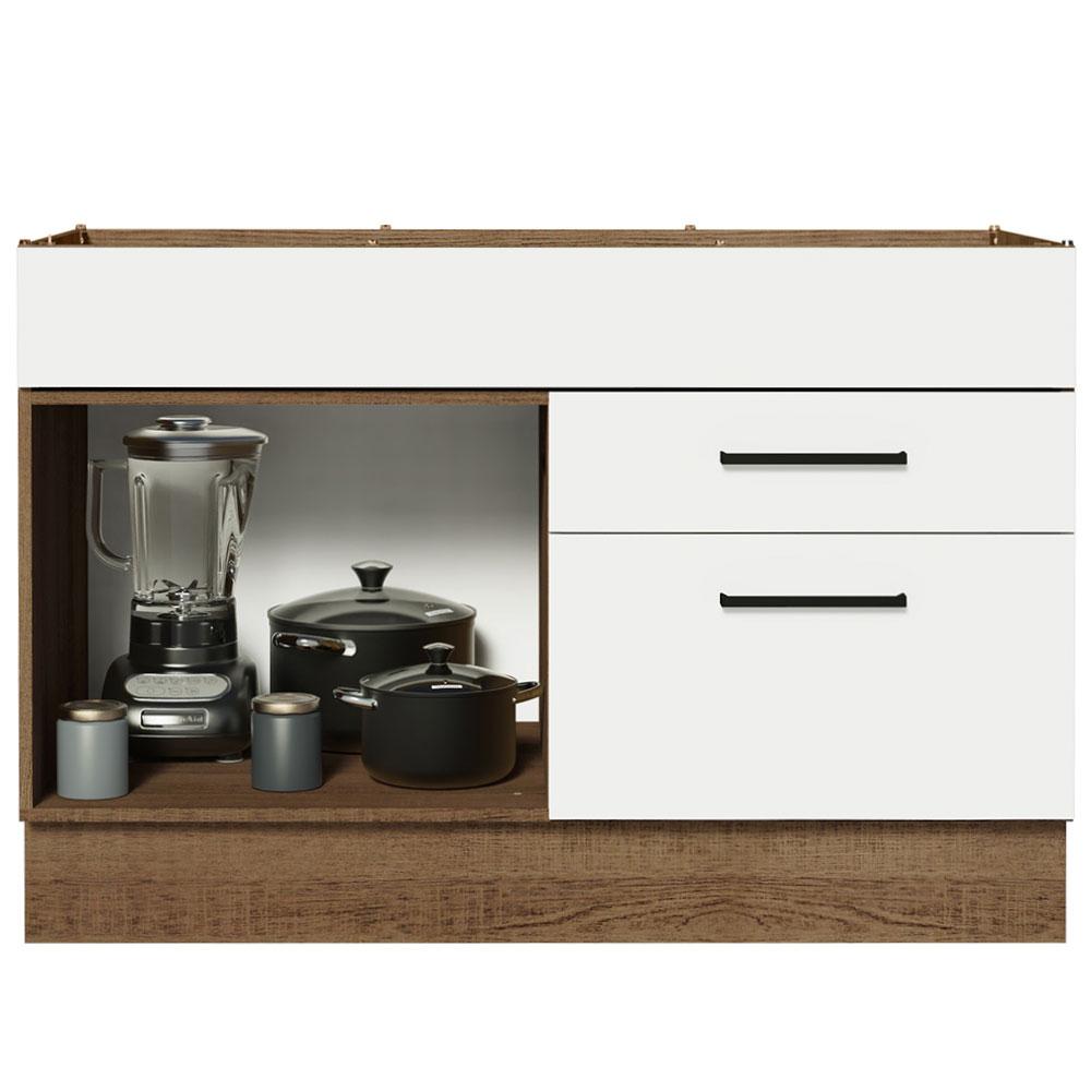 Foto 4 pulgar | Mueble de Cocina Madesa Agata - Mostrador para Fregadero 120 cm x 60 cm