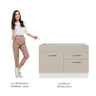 Foto 3 | Mueble para Cocina Madesa Agata Beige