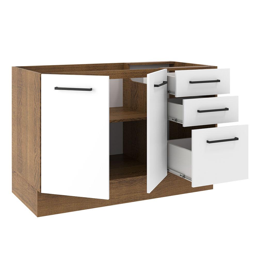 Foto 5 pulgar | Mueble de Cocina Madesa Agata - Mostrador para Fregadero 120 cm x 60 cm