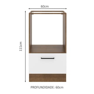 Foto 2 | Mueble para Cocina Madesa Agata Café